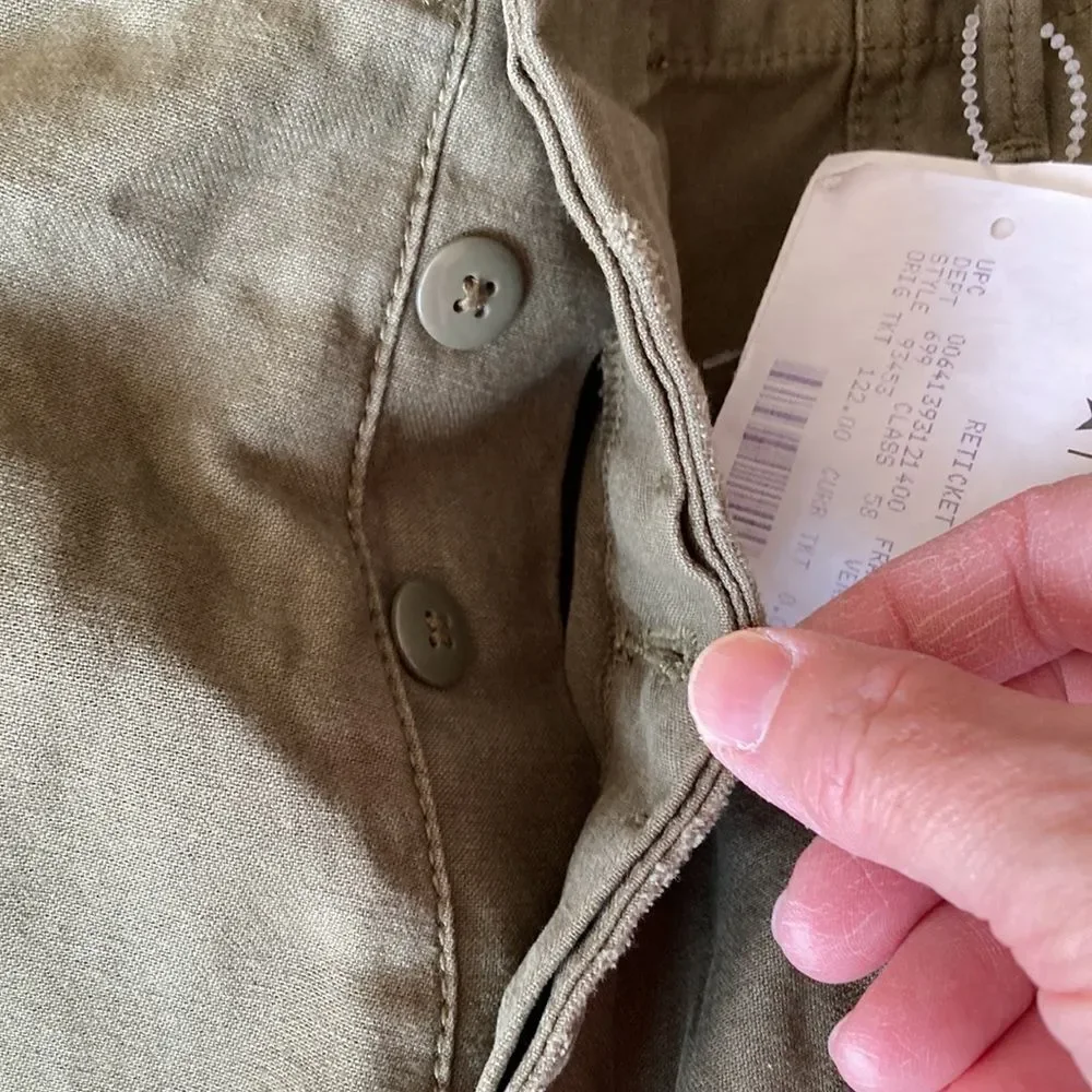 Sun + Stone Ouigi‎ Theodore Men's Utility Pants 34 Army Green